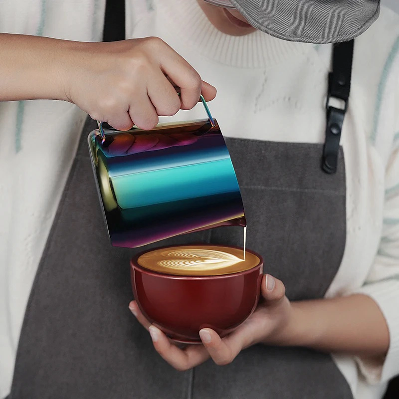 پیچر شیر بمبر 600 میل مدل GT Milk Pitcher استیل