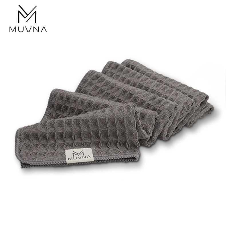 دستمال تمیزکاری موونا MUVNA مدل وافل cm 70*30 خاکستری