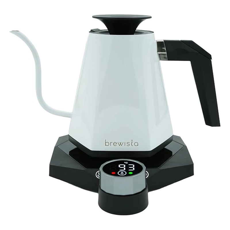 کتل برقی برویستا 800 میل مدل X-Series gooseneck Pearl White سفید