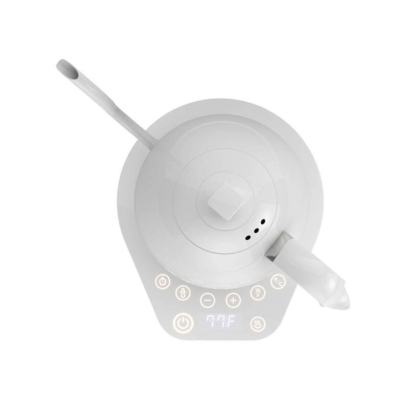 کتل برقی برویستا 600 میل مدل Artisan Gooseneck Pro-Pure White رنگ سفید