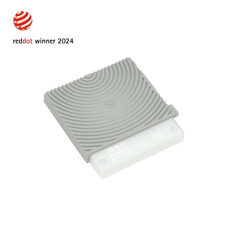 ترازوی قهوه (اسکیل) تایم مور مدل Black Mirror Mini رنگ سفید