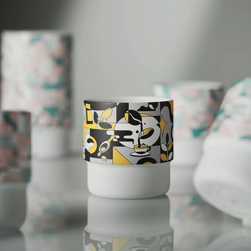 کاپ لته دو جداره بمبر مدل Swirl Cup کد DW690