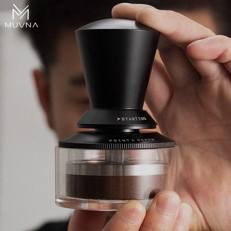 تمپر قهوه MUVNA مدل شیاردار کد T2361Tسایز 58.35mm