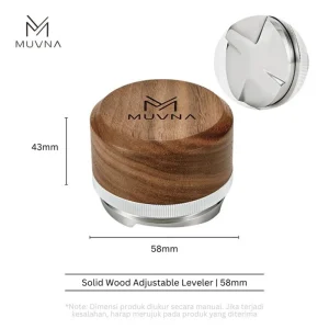 لولر دیستریبیوتر قهوه MUVNA مدل چهارپر کد T2127L4 سایز 58.35mm
