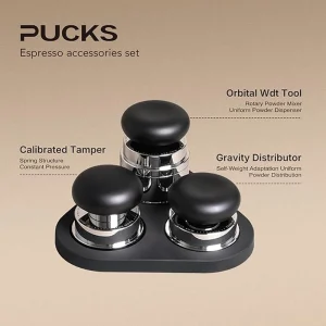 مجموعه سه تایی Pucks تام مور سایز 58 مدل فلزی رنگ مشکی