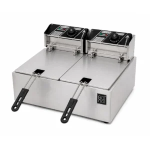 سرخ کن برقی صنعتی بونو روزمیزی 2 لگن مدل QH-DF82S